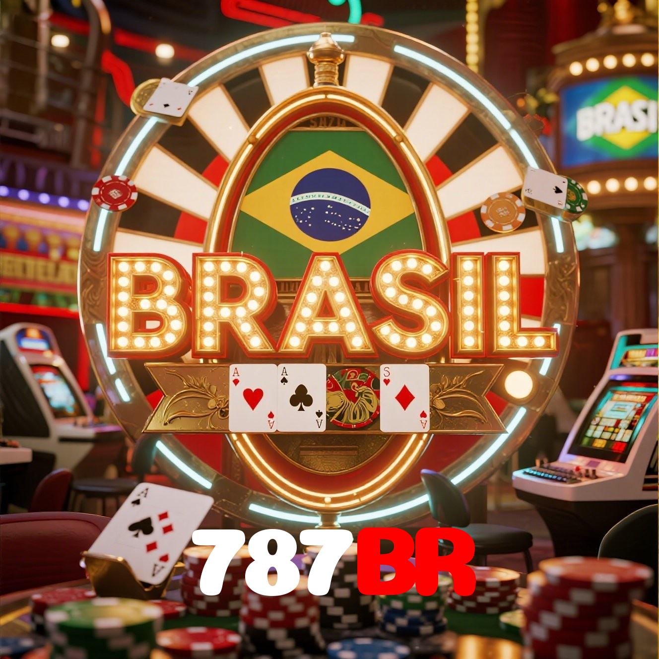 787BR:Mostre sua habilidade nas mesas de poker e vença os adversários!