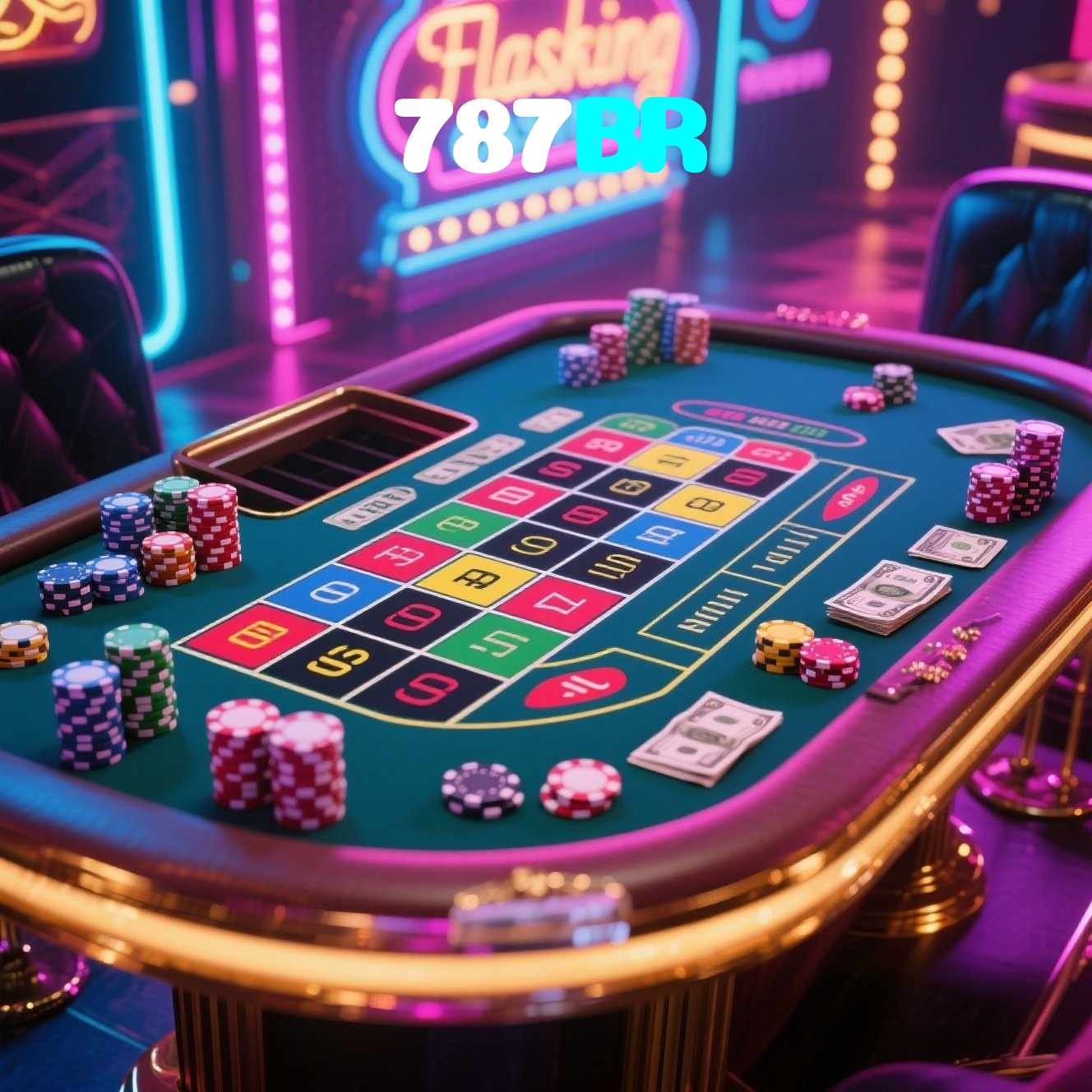 787BR:Jogue poker e prove que você é o verdadeiro campeão das cartas!